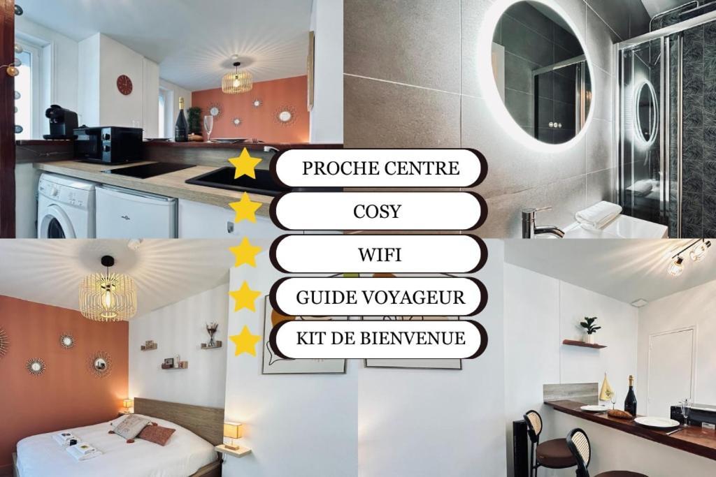 Chez Cath Neuf Cosy Proche Centre-ville Appartement Reims